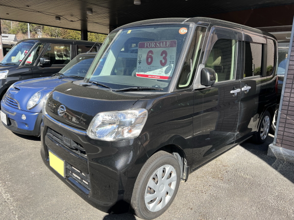 平成26年式・ダイハツ・タント・X　SA・黒・軽自動車