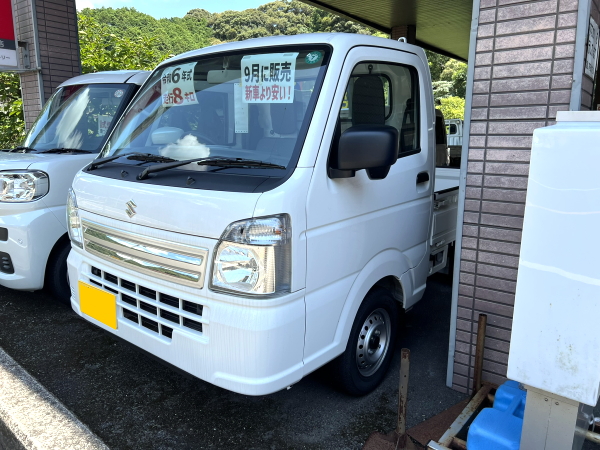 令和6年式・スズキ・キャリー・KC・農繁・白・軽自動車【中古車】未走行デモカー販売します