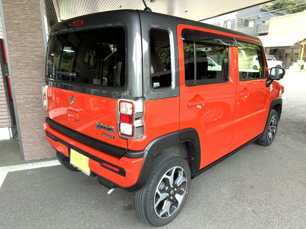 令和3年式・スズキ・ハスラー・X・ハイブリッド×衝突軽減・オレンジ・軽自動車【中古車】