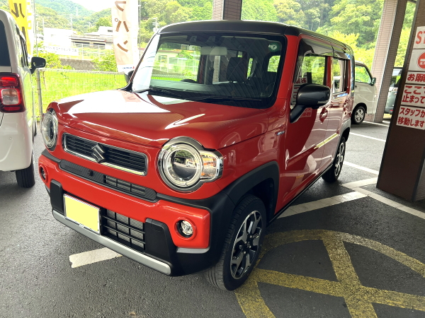 令和3年式・スズキ・ハスラー・X・ハイブリッド×衝突軽減・オレンジ・軽自動車【中古車】